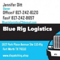 Profile picture of Blue Rig Logistics LLC- looking for Carriers to dispatch or O/O drivers
